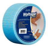 Fita Telada Azul Para Drywall Gesso Waltape Plus 100m Wsw