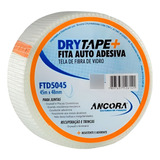Fita Telada Drywall Fibra De Vidro Autoadesiva 45mx48mm