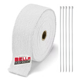 Fita Térmica Termotape Branca Escapamento 05 Metros 4 Zip
