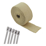 Fita Térmica Termotape Escapamento 2polx5m Natural Spa