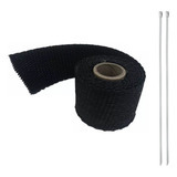 Fita Térmica Termotape Preta Escapamento 3 Metros 2 Zip