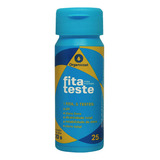 Fita Teste 5 Em 1 Cloro Ph Alc Acido Cianúrico Cloro Total