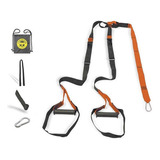 Fita Treinamento Suspensao Trx Funcional Kit Be Stronger Cor Laranja