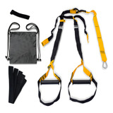 Fita Treinamento Suspenso Suspensão Tipo Trx kit Completo Cor Amarela