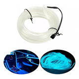 Fita Tubo Luz Neon Led Ice Blue Azul 5m 12v 4 Reatores