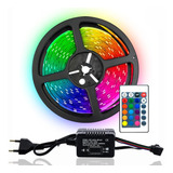 Fita Ultra Led Rgb 300 Leds 5050 Multi Cores Rolo 5 Metros 