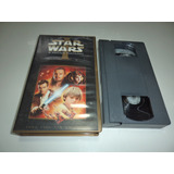 Fita V h s Star Wars a Ameaça Fantasma legendado semi Novo