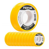 Fita Veda Rosca 18mm X 50m Premium Vedação Kit 10 Unidades