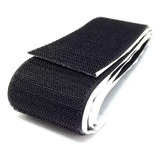 Fita Velcro Adesiva 25mm X 5 Metros Macho E Fêmea Cor Preta