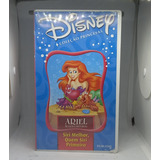 Fita Vhs Ariel Músicas E Histórias Disney Coleção Princesa
