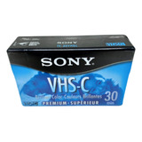 Fita Vhs c Filmadora Premium Sony Original Lacrado 30 Min