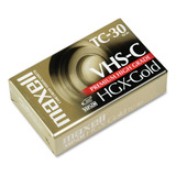 Fita Vhs c Maxell Hgx gold Tc 30 Lacrada