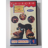 Fita Vhs Castelo Rá tim bum Clips Musicais
