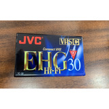 Fita Vhs Jvc Compact Tc 30 Ehg Hi fi 90 Min Lacrada 