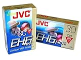 Fita VHS JVC EHG Extra High Grade Compact 30 VHS