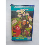 Fita Vhs Macacos Me Mordam Original Dublado Infantil Desenho
