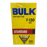 Fita Vhs Virgem Bulk Standard 6h T 120