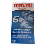 Fita Vhs Virgem Maxell T 120 Lacrada 