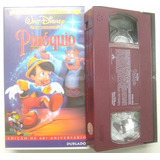 Fita Vídeo Vhs Original Pinóquio Walt Disney Clássicos