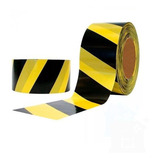 Fita Zebrada 70mm Fita Para Isolamento demarcação 50 Metros