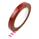 Fita Zebrada Vermelho P lacradora Sacolas Lacra Saco 12mm X