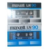 Fitas Cassete K7 Maxell Ln 90 Normal Position 2 Unidades