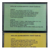 Fitas De Alinhamento Tape Deck K7 3khz 8khz 315hz 1khz