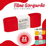 Fitas Gorgurão Para Laço 22mm Rolo Com 10 Metros Cor Vermelho 145 Liso 22mm