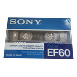 Fitas K7 Sony Super Ef 60