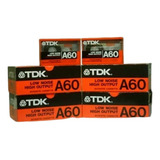 Fitas K7 Tdk A 60 Novas Lacradas Raridade