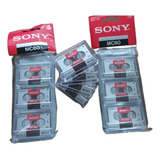 Fitas Microcassete Sony Mc 60 Kit C 10 Usada P Regravação