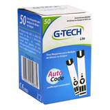 Fitas Tiras Reagentes G tech Lite Glicemia 50 Unidades