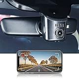 Fitcamx 4K Carro Câmera Para Audi 2019 2023 A4 A6 Allroad A3 A5 Q5 S4 S6 Q7 A8 S8 TT A7 S5 Q3 S3 S7 RS3 RS5 RS6 E Tron Modelo A OEM Estilo 2160P Vídeo Wi Fi Gravação Loop G Sensor 64GB Cartão