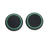 Fityle Pacote Com 2 Tampas De Polegar Para Controle Analógico De Joystick Sony PS4 PS3 PS2 Borracha Macia Preto E Verde