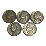 Five Cents 1941, 1964, 1967, 1970d E 1978 Frete Grátis