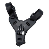 Fivela Com Adaptador Capacete Queixeira P Gopro E Similares Cor Preto Vibe Shoot