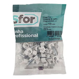 Fixa Fio Cabo Coaxial Grampo 6mm Miguelão C Prego 2 000 Pçs