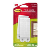 Fixa Quadros Adesivo 3m Command Grande 2 Pares