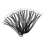 Fixador De Lona Garra De Ferro Pacote 20u Cor Preta Encapado