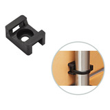 Fixador De Nylon 22x15mm P Fios E Cabos 100 Und