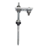 Fixador Suporte P Perfil Telha Fibrocimento Madeira c 6un