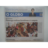 Flamengo Campeão Carioca 2019 Jornal O