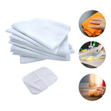Flanela Branca G 38x58cm Kit Com 5 Unid 100 Algodão Cor Branco