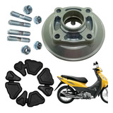 Flange Da Roda Suporte Coroa Buchas Biz 125 2005 Até 2022