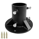 Flange De Base Flange De Piso De Poste De Cerca De Elo De Corrente Para Fixação De Luz De Rua Bandeira Caixa De Correio Poste De Cerca Etc Montagem De Concreto De Poste De Cerca Sólida Pesada
