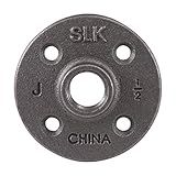 Flange De Piso LDR 310 F-12- Preto- 1-27 Cm -1-2--