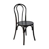 Flash Furniture Betsy Cadeira De Jantar Empilhável Sólida Estilo Thonet De Nível Comercial Conjunto De 1 Madeira Americana Antiga