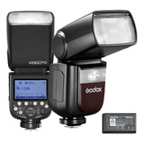 Flash Godox Para Canon V860 Iii Ttl Hss Com Luz Modelagem