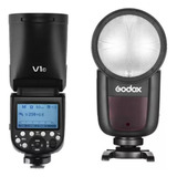 Flash Godox V1 c Cabeça Redonda E ttl Speedlight Canon
