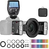 Flash Macro Godox MF12 MF12 K2 Com Acionamento Xpro C Flash TTL Fora Da Câmera Speedlite 12W Controle Sem Fio 2 4G Modo TTL M Bateria De Lítio Integrada De 3 7V 6 29W Compatível Com Canon